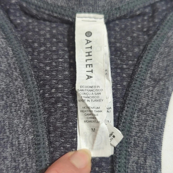 Athleta Momentum Tank Top, Color Gray Size M - Picture 14 of 15